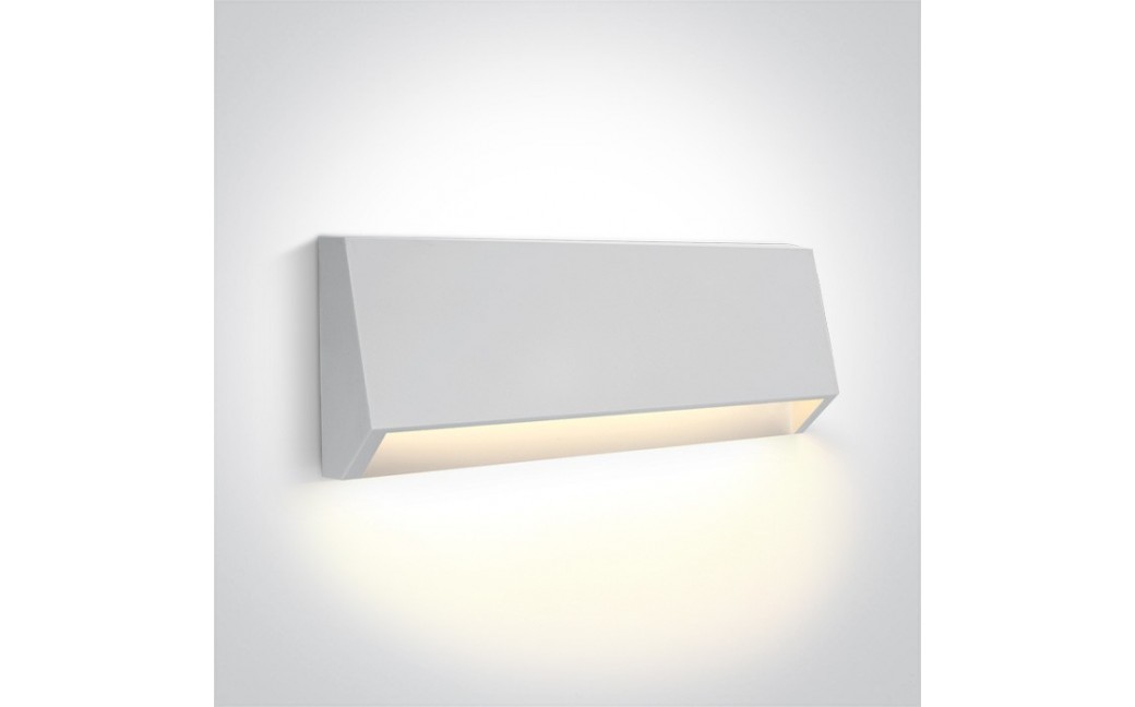 One Light kinkiet LED odporny na pogodę dom ogród Diminio 67386C/W/W IP65