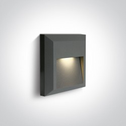 One Light kinkiet LED dom ogród elewacja Kesario 67388B/AN/W IP65