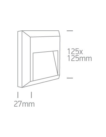 One Light kinkiet LED dom ogród elewacja Kesario 67388B/AN/W IP65 - produkt 2