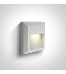 Lamps for path lighting - One Light LED wall lamp house garden façade Kesario 67388B/W/W IP65 - product 1