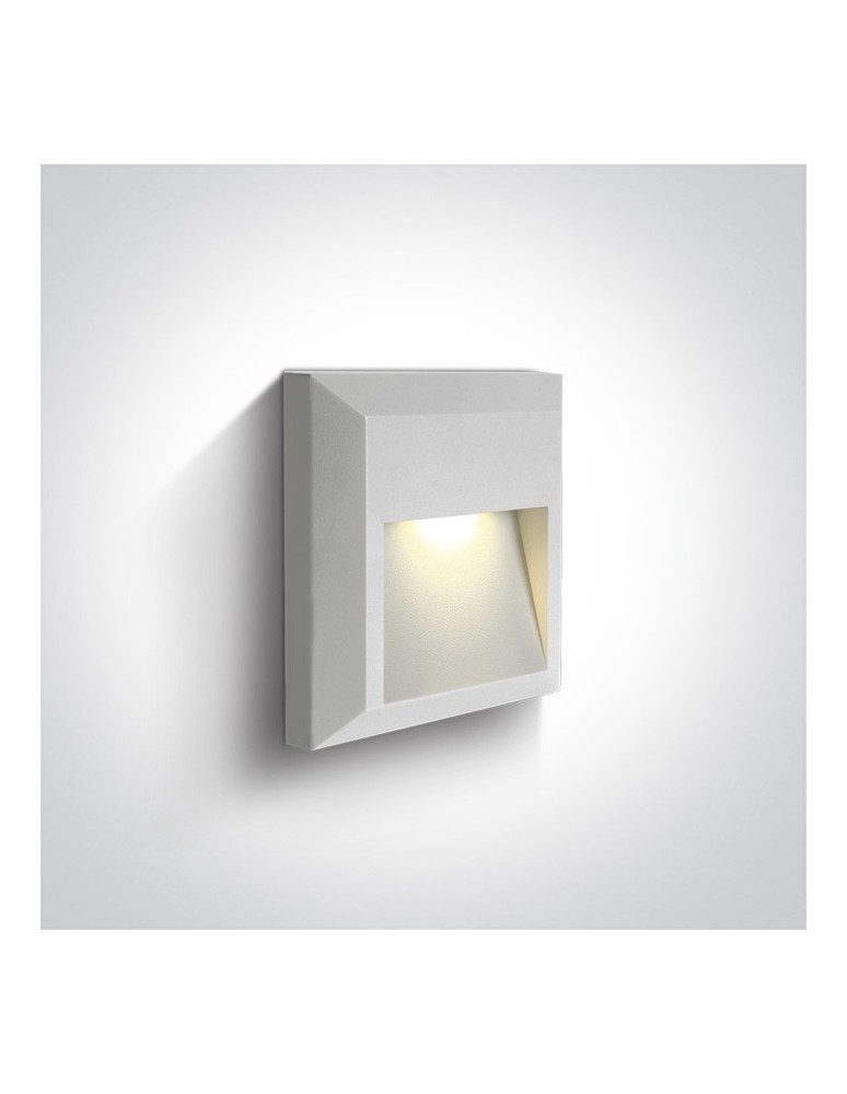 Lamps for path lighting - One Light LED wall lamp house garden façade Kesario 67388B/W/W IP65 - product kolory-swiatla.pl 1