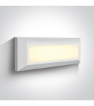 Lamps for path lighting - One Light rectangular LED wall lamp home garden store Killini 67394/W/W IP65 - product 1