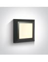 One Light slim LED square wall lamp home garden interior Stymfalia 67394A/AN/W IP65