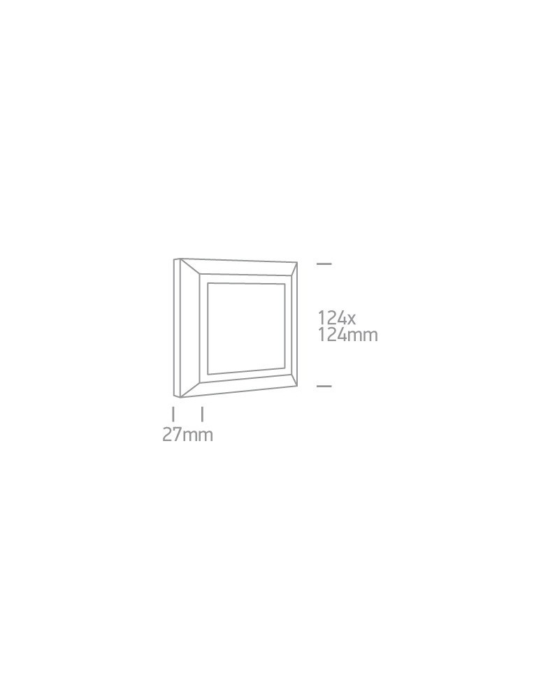 Lamps for path lighting - One Light slim LED square wall lamp home garden interior Stymfalia 67394A/AN/W IP65 - product kolory-swiatla.pl 2
