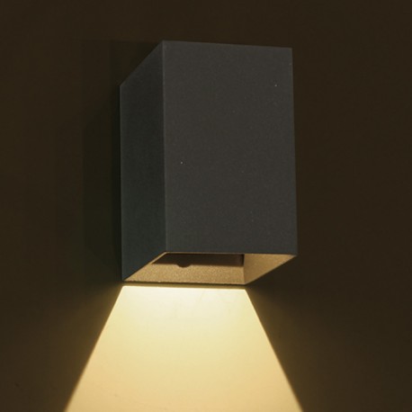 One Light kinkiet nowoczesny LED dom loft sklep Pellene 67398/AN/W IP54