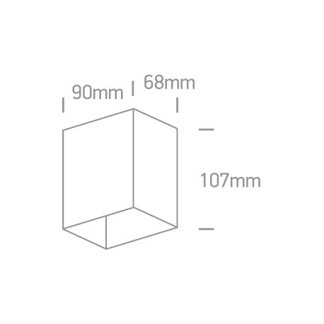 One Light kinkiet nowoczesny LED dom loft sklep Pellene 67398/AN/W IP54
