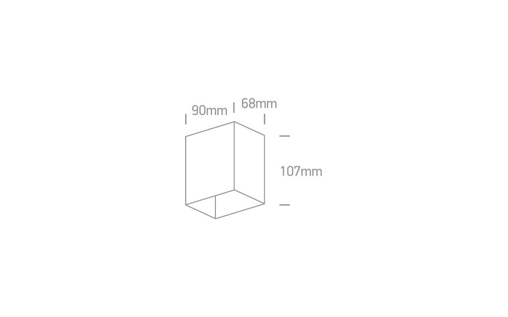 One Light kinkiet nowoczesny LED dom loft sklep Pellene 67398/AN/W IP54