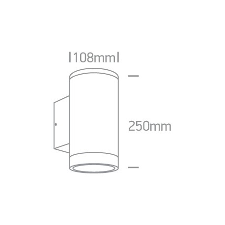 One Light kinkiet zewnętrzny elewacja dom ogród Collio 2 67400E/G IP65