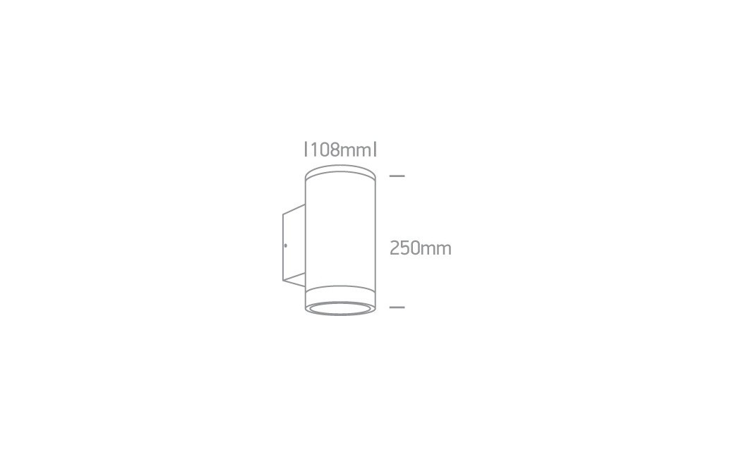 One Light kinkiet zewnętrzny elewacja dom ogród Collio 2 67400E/G IP65