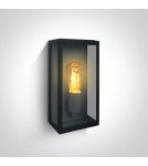 Outdoor wall lamps - One Light wall lamp with bulb in glass lantern Gabbia A 67406A/B - product 1