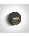 One Light LED wall lamp outdoor round house façade Drimos 67414/AN/W IP65
