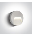 Lamps for path lighting - One Light LED wall lamp outdoor round house façade Drimos 67414/W/W IP65 - product 1