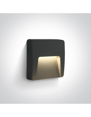 One Light anthracite outdoor LED wall lamp Lycuria 2 67418/AN/W IP65