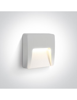 One Light kinkiet LED biały do montażu na zewnątrz Lycuria 2 67418/W/W IP65
