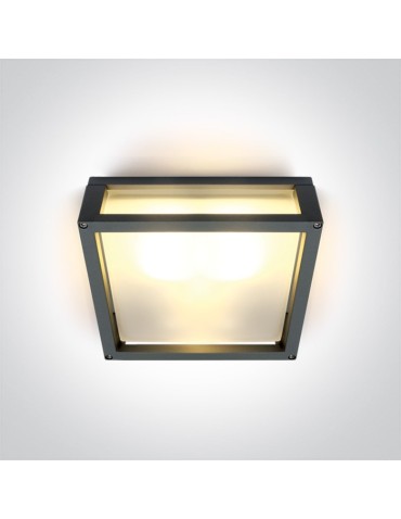 One Light square wall lamp suitable for apartment Psofida S 67420B/AN IP54