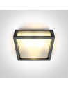One Light square wall lamp suitable for apartment Psofida S 67420B/AN IP54