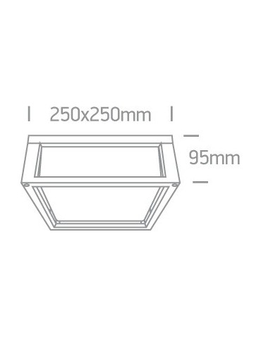One Light square wall lamp suitable for apartment Psofida S 67420B/AN IP54 - product 2