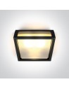 One Light square wall lamp suitable for apartment Psofida S 67420B/B IP54