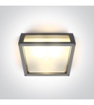 Outdoor ceiling lamps - One Light square wall lamp suitable for apartment Psofida S 67420B/G IP54 - product 1