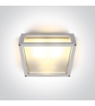 Outdoor ceiling lamps - One Light square wall lamp suitable for apartment Psofida S 67420B/W IP54 - product 1