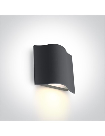One Light outdoor wall lamp unique shape Efyra 67422/AN/W IP54