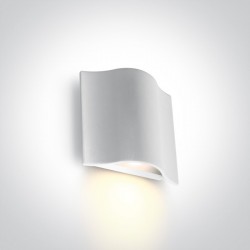 One Light kinkiet zewnętrzny wyjątkowy kształt Efyra 67422/W/W IP54