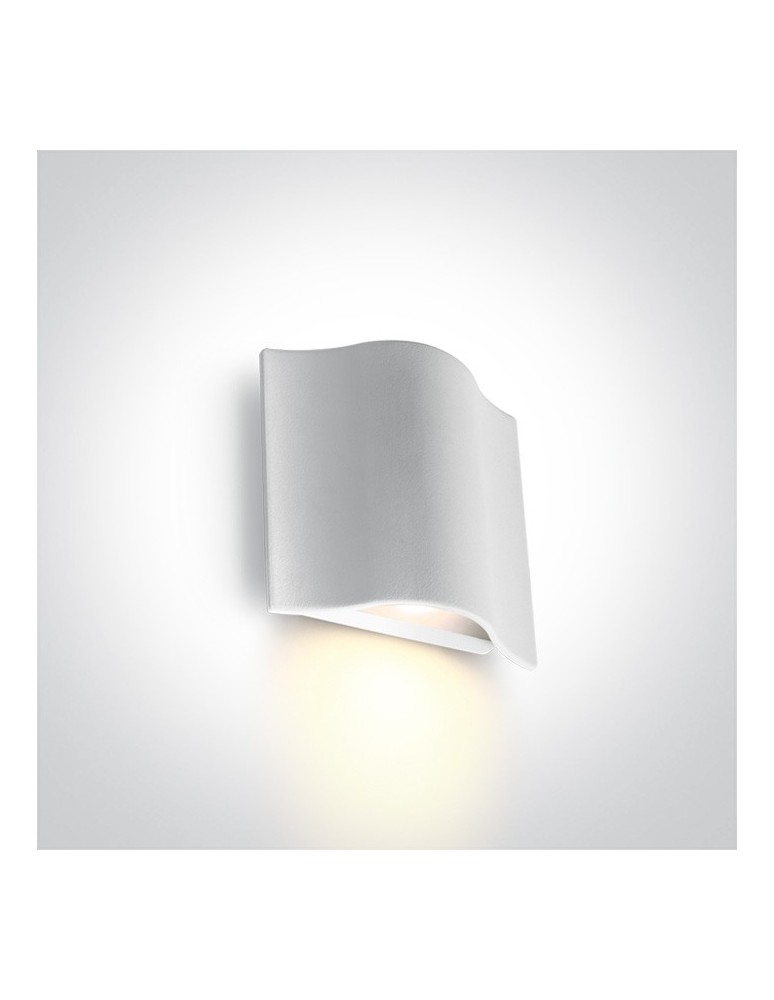 Outdoor wall lamps - One Light outdoor wall lamp unique shape Efyra 67422/W/W IP54 - product kolory-swiatla.pl 1