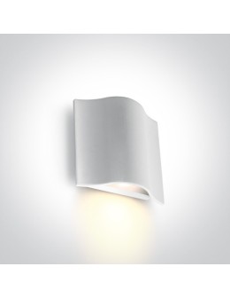 One Light kinkiet zewnętrzny wyjątkowy kształt Efyra 67422/W/W IP54