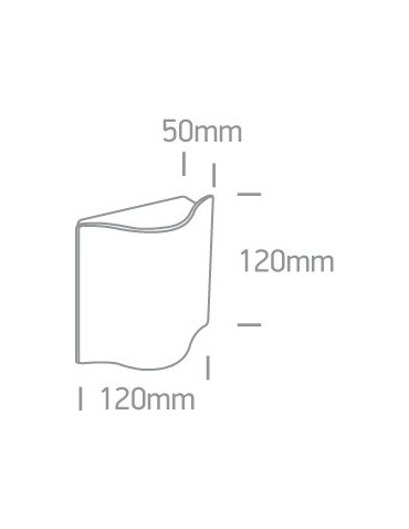 One Light outdoor wall lamp unique shape Efyra 67422/W/W IP54 - product 2