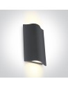 One Light outdoor wall lamp vertical unique style Efyra 2 67422A/AN/W IP54