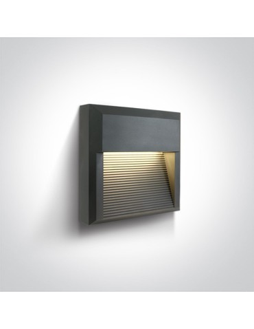 One Light LED wall sconce grille apartment home facade Mavra 67430A/AN/W IP65