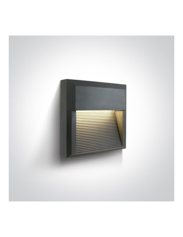 Lamps for path lighting - One Light LED wall sconce grille apartment home facade Mavra 67430A/AN/W IP65 - product kolory-swiatla.pl 1
