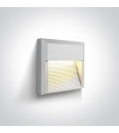 Lamps for path lighting - One Light LED wall lamp grille apartment house facade Mavra 67430A/W/W IP65 - product 1