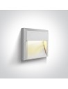 One Light kinkiet LED kratka mieszkanie dom elewacja Mavra 67430A/W/W IP65
