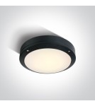 Outdoor ceiling lamps - One Light round wall lamp 22cm LED house garden Akteo 67442/B/W IP54 - product 1