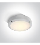 Outdoor ceiling lamps - One Light round wall lamp 22cm LED house garden Akteo 67442/W/W IP54 - product 1
