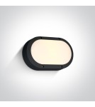 Outdoor wall lamps - One Light oval black wall sconce for façade Kentro 67442B/B/W IP54 - product 1