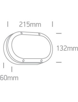 One Light oval black wall sconce for façade Kentro 67442B/B/W IP54 - product 2