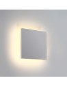 One Light plafon LED kwadratowy podświetlający ścianę Prevedos 67450A/W/W IP54