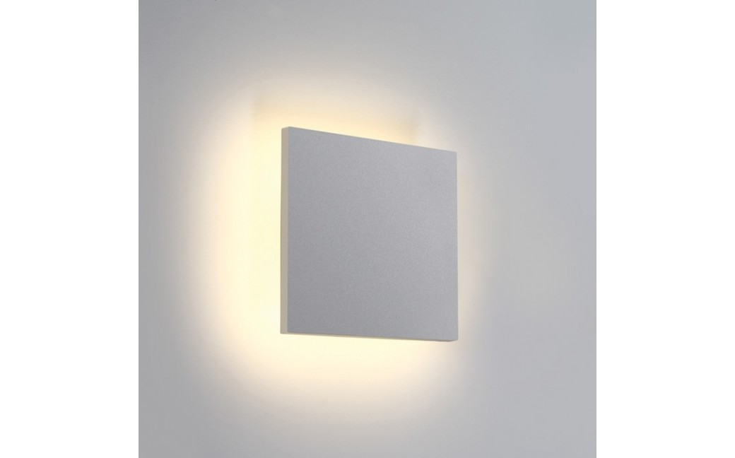 One Light plafon LED kwadratowy podświetlający ścianę Prevedos 67450A/W/W IP54