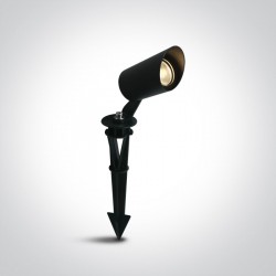 One Light lampa LED reflektor do ogrodu czarna Rakita 67456/B/W IP67