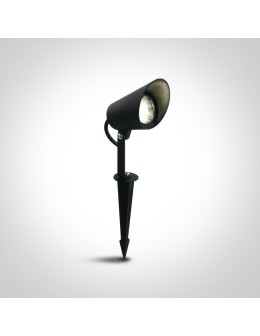 One Light reflektor lampa LED do ogrodu z kolcem czarna Moira 67458/B/W IP65