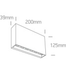 Outdoor wall lamps - One Light modern LED wall lamp apartment home facade Almiriki 67472/AN/W IP65 - product 3