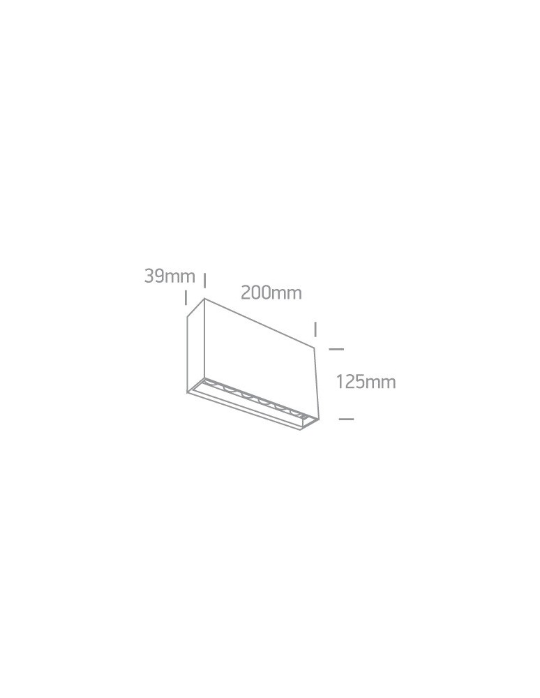 Outdoor wall lamps - One Light LED wall lamp minimalist anthracite apartment loft facade Latzio 67472A/AN/W IP65 - product kolory-swiatla.pl 3