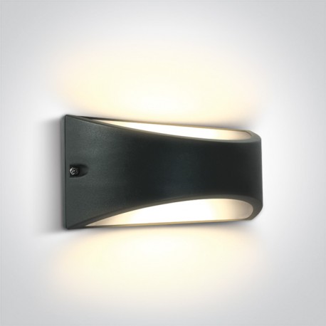 One Light kinkiet LED nowoczesny design antracyt Oleni 67474/AN/W IP54