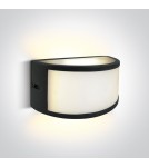 Outdoor wall lamps - One Light semicircular LED wall sconce facade home apartment Smila 67474B/AN/W IP54 - product 1