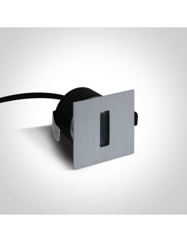 One Light wpust LED stylowy ozdobny mieszkanie dom elewacja Epitalio 68004/AL/W IP54 - produkt 2