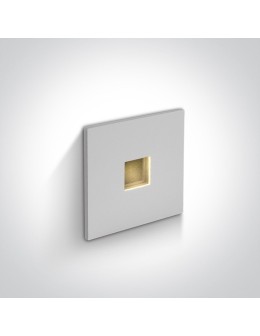One Light LED recess for Ladiko 68004A/W/W IP54 walkway corridor lighting
