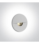 Luminaires to be built into the wall - One Light wall-mounted recessed white light for corridor walkway stairs Kavasila 68070/W/W IP65 - product 1