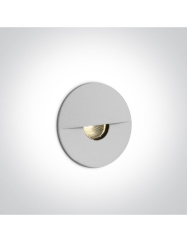 One Light wall-mounted recessed white light for corridor walkway stairs Kavasila 68070/W/W IP65